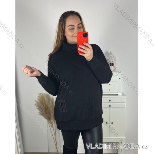 Langarm-Sweatshirt für Damen (S/M EINHEITSGRÖSSE) ITALIAN FASHION IMC23KARIN