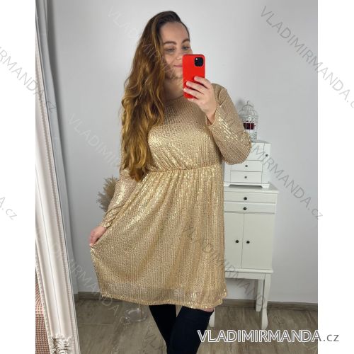 Tunika / Bluse Langarm Damen Oversized (3XL / 4XL ONE SIZE) ITALIAN FASHION IMWQ23169