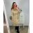 Tunika / Bluse Langarm Damen Oversized (3XL / 4XL ONE SIZE) ITALIAN FASHION IMWQ23170 schwarz 3xl / 4xl