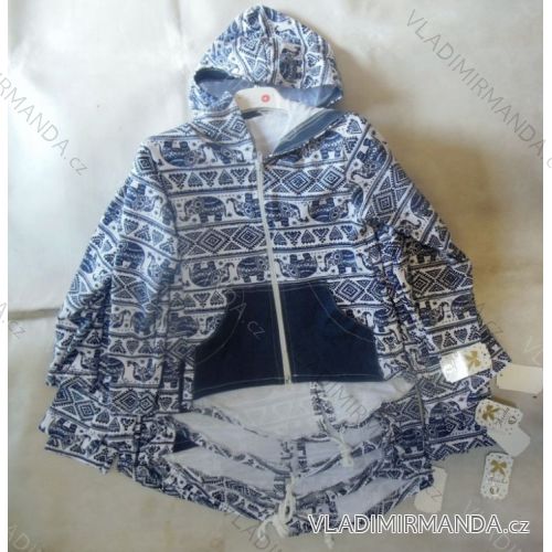 Sweatshirt Baby Mädchen mit Kapuze (4-14 Jahre) ITALIENISCHE MUTTER 857-1IMM
