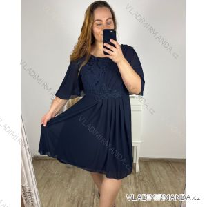 Kurzärmliges Partykleid für Damen in Übergröße (XL/2XL EINHEITSGRÖSSE) ITALIAN FASHION IMPSH23C641