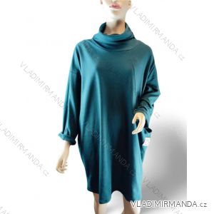 Kleid klassisch 3/4 Langarm Damen plus Größe (XL/2XL ONE SIZE) ITALIAN FASHION IMC22519