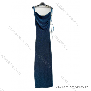 Langes trägerloses Pailletten-Partykleid für Damen (Einheitsgröße S/M) ITALIAN FASHION IMPSH233348