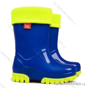 Gummistiefel isolierte reflektierende Kinder und Jugendliche (28-35) DEMAR TWISTER LUX FLUO A / 1
