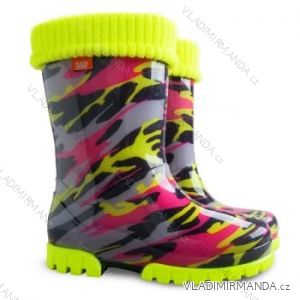 Gummistiefel Isolierte reflektierende Kinder (20-27) DEMAR TWISTER LUX FLUO E
