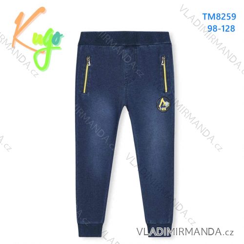 Lange Jeans-Jogginghose für Kinder (98-128) KUGO QK0279