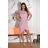 Damen Plus Size (42-46) langes elegantes ärmelloses Partykleid POLISH FASHION PMLBC23265-10 pink 34