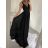 Langes, elegantes, lässiges Kurzarmkleid für Damen (M/L EINHEITSGRÖSSE) ITALIAN FASHION IM42380566 dunkles Altrosa M / L