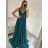 Langes, elegantes, lässiges Kurzarmkleid für Damen (M/L EINHEITSGRÖSSE) ITALIAN FASHION IM42380566 dunkles Altrosa M / L