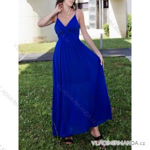 Langes trägerloses Pailletten-Partykleid für Damen (Einheitsgröße S/M) ITALIAN FASHION IMPSH233348