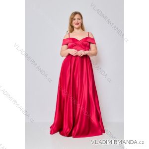 Langes, elegantes Party-Carmen-Kleid für Damen, Übergröße (4248) FRENCH FASHION FMPEL23PATRICIAQS