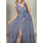 Langes trägerloses Pailletten-Partykleid für Damen (S/M EINHEITSGRÖSSE) ITALIAN FASHION IMPMD2360600