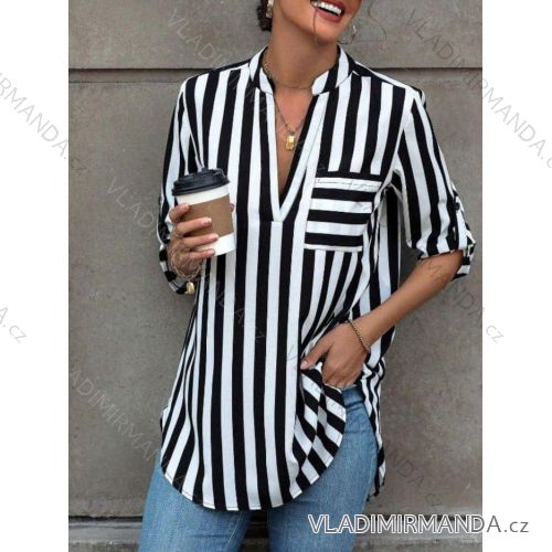 Langarmshirt für Damen (Einheitsgröße S/M) ITALIAN FASHION IMM23M2427