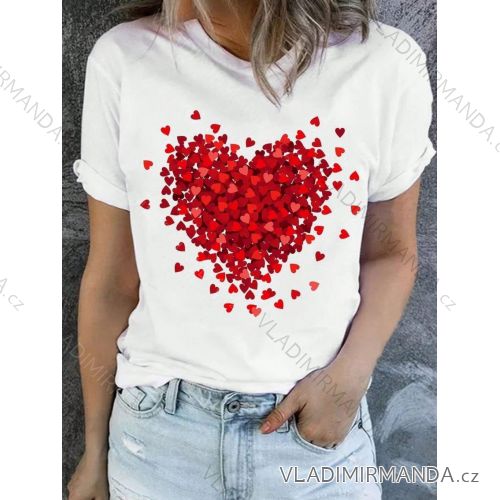 T-Shirt Kurzarm Frauen (UNI S-M) ITALIENISCHE MODE IMM20330