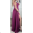 Langes, elegantes, ärmelloses Partykleid für Damen (S/M EINHEITSGRÖSSE) ITALIAN FASHION IMPBB2480872bl