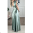 Elegantes Sommerkleid mit glitzernden Pailletten für Damen (Einheitsgröße S/M) ITALIAN FASHION IMPBB23O3837