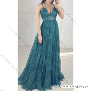 Elegantes Sommerkleid mit glitzernden Pailletten für Damen (Einheitsgröße S/M) ITALIAN FASHION IMPBB23O3837