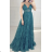 Elegantes Sommerkleid mit glitzernden Pailletten für Damen (Einheitsgröße S/M) ITALIAN FASHION IMPBB23O3837