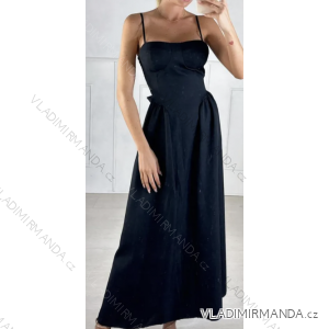 Elegantes Sommerkleid mit glitzernden Pailletten für Damen (Einheitsgröße S/M) ITALIAN FASHION IMPBB23O3837