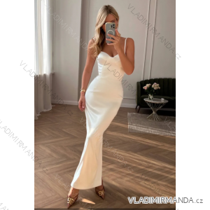 Trägerloses langes Partykleid für Damen (Einheitsgröße S/M) ITALIAN FASHION IMPBB23B22631