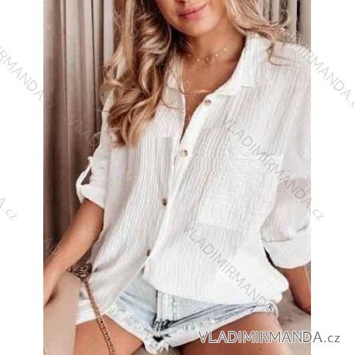 Damen-Langarmshirt in Übergröße (Einheitsgröße S/M) ITALIAN FASHION IMWKK231114