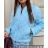 Langes, dehnbares, ärmelloses Sommerkleid für Damen (S / M / L ONE SIZE) ITALIAN FASHION IMWC222492