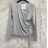 Langes Chiffon-Kurzarmkleid für Damen (S/M ONE SIZE) ITALIAN FASHION IMWGS231048