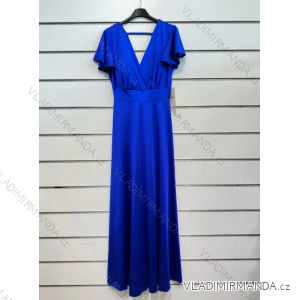 Langes, lässiges Kurzarmkleid für Damen in Übergröße (Einheitsgröße S/M) ITALIAN FASHION IMPSH245441