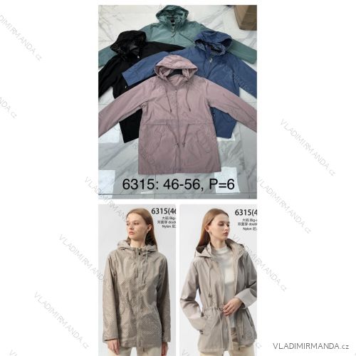 Reißverschluss Kapuzen Langarm Damen Oversized (3XL-8XL) POLISH FASHION PMWT21T21-69