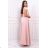 Damen Plus Size (42-46) langes elegantes ärmelloses Partykleid POLISH FASHION PMLBC23265-10 46 růžová starorůžová