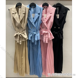 Langes ärmelloses Sommerkleid für Damen (Einheitsgröße S/M) ITALIAN FASHION IMPDY22LS16208