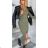 Sommerkleid Carmen aus Musselin für Damen (Einheitsgröße S/M) ITALIAN FASHION IMWE231506 -   zelená khaki -   S / M