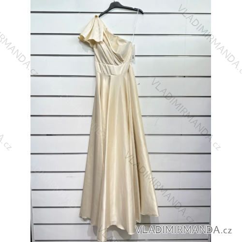 Ärmelloses kurzes Partykleid für Damen (S/M EINHEITSGRÖSSE) ITALIAN FASHION IMPSH235426 Gold S / M