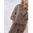 Damen Langarm Hoodie Kleid (S / M ONE SIZE) ITALIAN FASHION IMWA216095