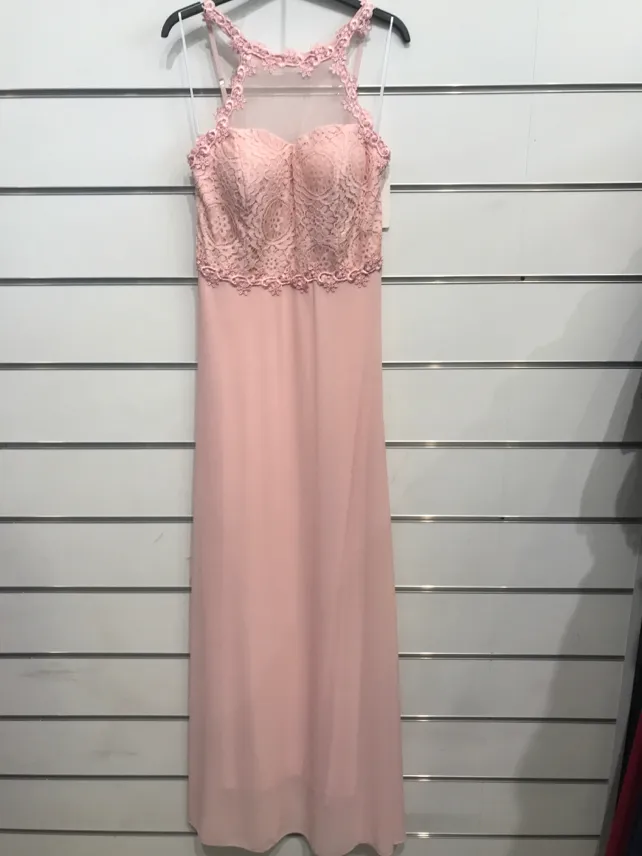 Trägerloses kurzes Partykleid für Damen (Einheitsgröße S/M) ITALIAN FASHION IMPSH23C662 pink S / M