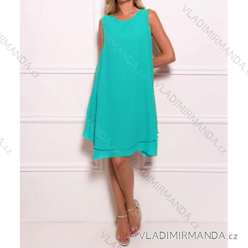 Langärmliges Sommerkleid für Damen (S / M ONE SIZE) ITALIAN FASHION IMD21551