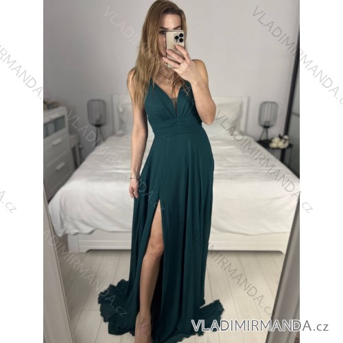 Trägerloses kurzes Partykleid für Damen (Einheitsgröße S/M) ITALIAN FASHION IMPSH23C662 S / M zelená smaragdová