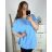 Tunika / Bluse Langarm Damen Oversized (3XL / 4XL ONE SIZE) ITALIAN FASHION IMWQ2191650