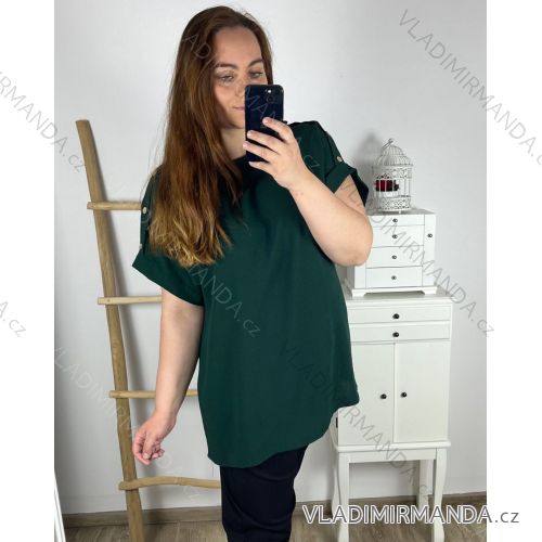 Tunika / Bluse Langarm Damen Oversized (3XL / 4XL ONE SIZE) ITALIAN FASHION IMWQ2191650