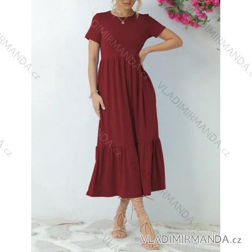 Sommerkleid Damen (uni sl) MODA ITALY IMD20299