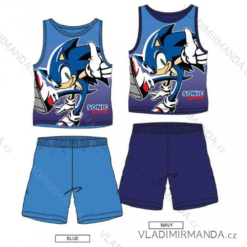 Set aus Sommershorts und ärmellosem T-Shirt Sonic für Kinder und Jugendliche (98-128) SETINO EX2112