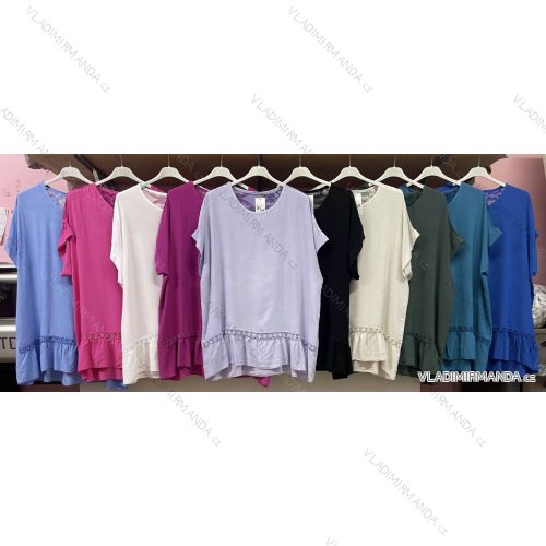 Tunika / Bluse Langarm Damen Oversized (3XL / 4XL ONE SIZE) ITALIAN FASHION IMWQ2191650