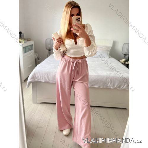 Lange Lederhose für Damen (Einheitsgröße S/M) ITALIAN FASHION IMWAD234126