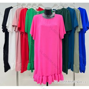 Shirt verlängert 3/4 Langarm Damen (L/XL/2XL ONE SIZE) ITALIAN FASHION IM423025