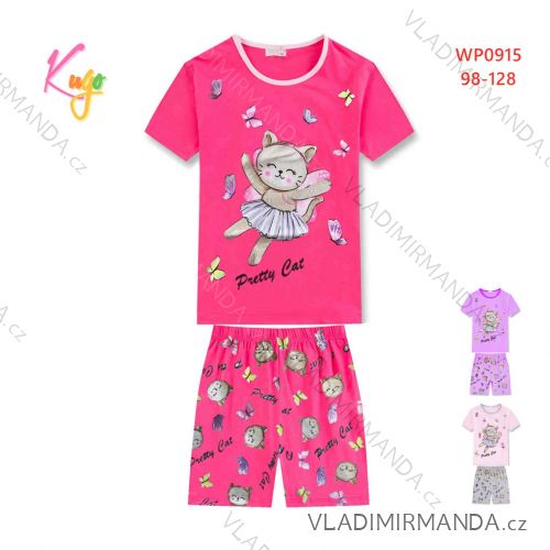 Set Langarm-Sweatshirt und Jogginghose Kinder Teen Mädchen (98-128) KUGO JS0730