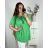 Tunika / Bluse Langarm Damen Oversized (3XL / 4XL ONE SIZE) ITALIAN FASHION IMWQ2191650