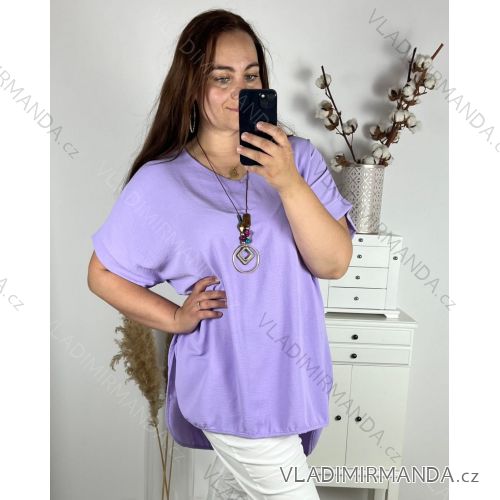 Tunika / Bluse Langarm Damen Oversized (3XL / 4XL ONE SIZE) ITALIAN FASHION IMWQ2191650