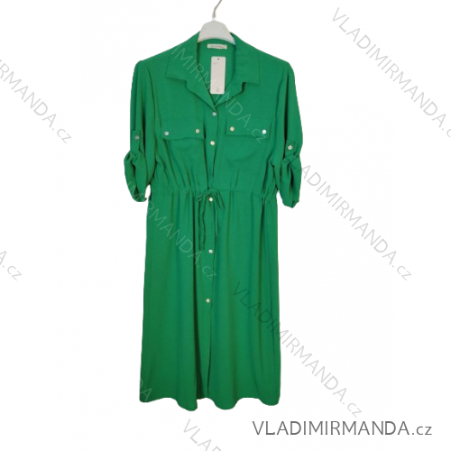 Shirt verlängert 3/4 Langarm Damen (L/XL/2XL ONE SIZE) ITALIAN FASHION IM423025 -   grün
 -   42/44