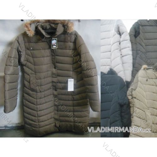 Jacke Mantel Winter mit Kapuze Damen übergroßen (L-3xl) HAUGE BY1505
