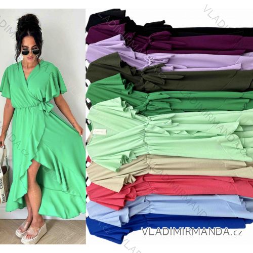 Sommerkleid Carmen aus Musselin für Damen (Einheitsgröße S/M) ITALIAN FASHION IMWE231506